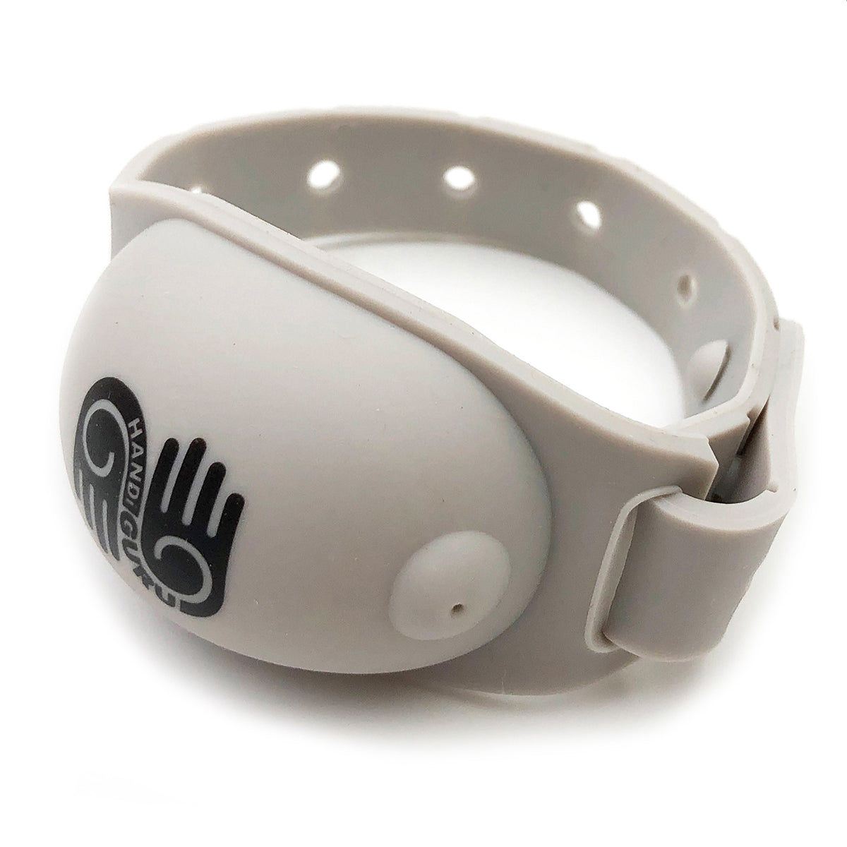 HandiGuru Refillable Sanitizer Wristband Bracelet - Guru Gray