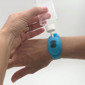 How to fill Hand Sanitizer bracelet by HandiGuru